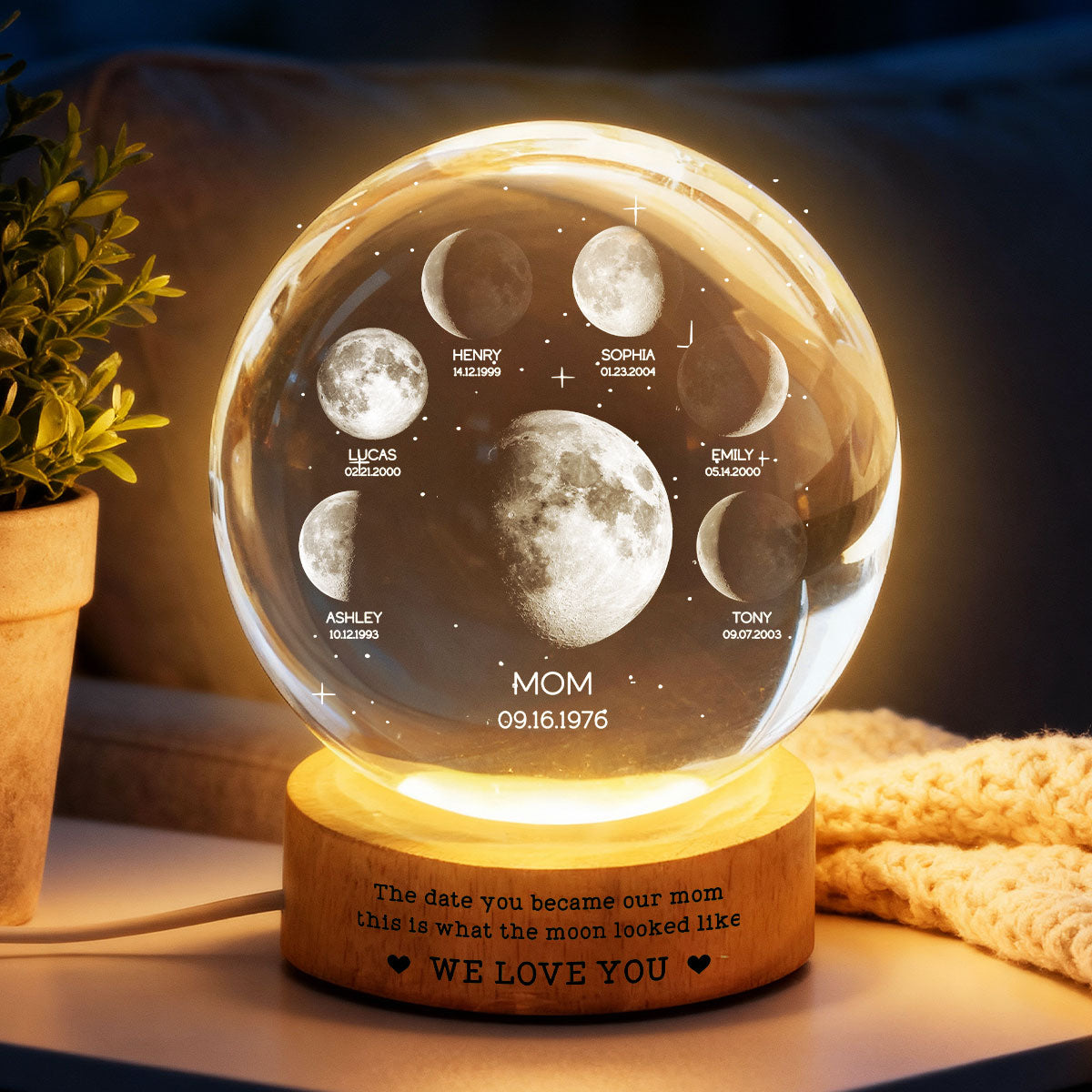 Crystal Ball Led Night Light In